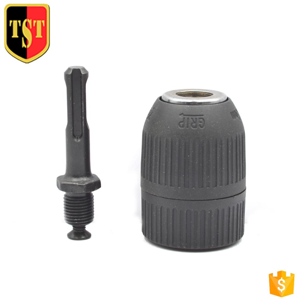 12"keyless Chuck With Adaptor Mini Drill Chuck Adaptor Converter Hex Shank Sds Power Tool Accessories