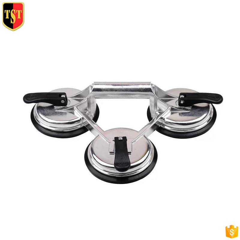 Aluminum Heavy Duty Triple Suction Cups Glass Vacuum Lifter Ceramic Tile Other Hand Tools